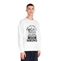 Motivational Hiking Quote Unisex Sweatshirt: &quot;When Life Gives You Mounta... - £30.39 GBP+