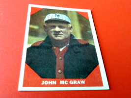 1960  FLEER # 66   JOHN  McGRAW     BASEBALL  GREATS    NM /  MINT  OR  ... - $44.99