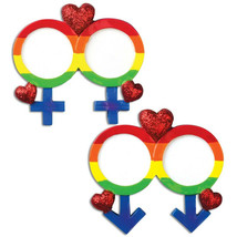 Gay Pride Female Couple Personalized Christmas Tree Ornament - £13.38 GBP