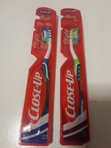Lot Of 2 Close Up Style Soft Toothbrushes Brand New Factory Sealed - £4.63 GBP