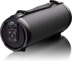Tyler Wireless Bluetooth Speaker Water Resistant Long Range Rechargeable Boombox - £26.64 GBP