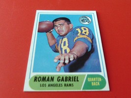 1968 Topps # 132 Roman Gabriel Rams Near Mint / Mint Or Better !! - £27.88 GBP