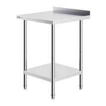 VEVOR 24 x 24 x 36 Inch Stainless Steel Work Table, Commercial Food Prep... - £102.48 GBP