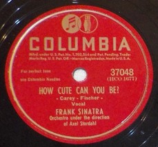 Lot of 5 Different - Frank Sinatra 78s How Cute Can You Be, Day By Day  - £10.19 GBP