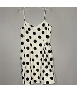LOFT Black and White Sleeveless Mini Sundress - $576.24 MXN