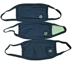 Lot of 3 Dallas Cowboys Face Mask Cloth Reusable Cotton Unisex Adult Spo... - $5.93