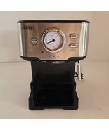 GEVI COFFEE MAKER-20 Bar w/ Milk Frother Model GECME403-U Works-Needs Parts - $33.05 CAD