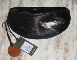 Myra Bags #5456B Hairon Leather Sunglass Case~7&quot;x2.5&quot;~Unique Design~Padded~ - $19.26