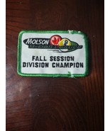 Molson 9 Ball League Patch Has Cosmetic Defect - $29.58