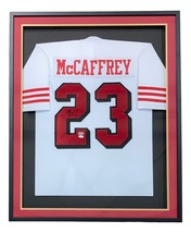 Christian McCaffrey San Francisco Signed Framed White Football Jersey JSA - $581.99