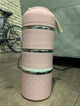 Pink Stackable Bento Lunchbox - $16.84