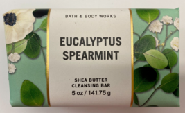 Bath and Body Works Eucalyptus Spearmint Shea Butter Cleansing Bar Soap ... - £10.11 GBP