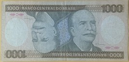 Republica Dos Estados Unidos Do Brasil Mil Cruzeiros Banknote - $2.95