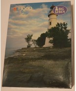 Milton Bradley Big Ben 50th Anniversary Lighthouse 1000 Piece Jigsaw Puz... - $7.66