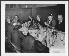 WWII US Naval Training School (WR) Bronx NY Photo WAVES Dinner Party #2 - $19.75