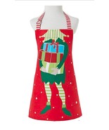 Santa Little Helper Chef Set for Kids Apron Chef Hat Oven Mitt by Ladell... - $275.14 MXN