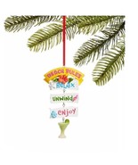 Holiday Lane at the Beach and Seaside Beach Sign Ornament C210278 - £11.85 GBP
