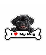 I Love My Pug, Sticker, Peel N&#39; Stick, Different Sizes - €2,51 EUR+