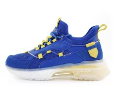 Mazino Titanium I Royal Blue Yellow Sneakers - Men 9.5 - $45.00