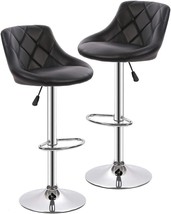 Pu Leather Swivel Bar Stool Kitchen Counter Stools Dining Chairs. Counte... - $93.93