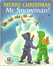 1951 Merry Christmas, Mr. Snowman! by Irma Wilde ~ Wonder Books vintage 1950s - £11.83 GBP
