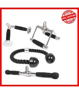Compact Triceps Pull Down Equipment with V Handle &amp; Rotating Bar for Hom... - €70,90 EUR