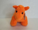 Manhattan Toy Company Jellybeans Clementine Horse Orange Plush Cute Soft... - $7.71