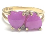 2 Women&#39;s Cluster ring 10kt Yellow Gold 386404 - $99.00