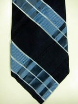 NEW Ted Baker Wide Stripes in Light and Dark Blue Silk Tie - $26.99