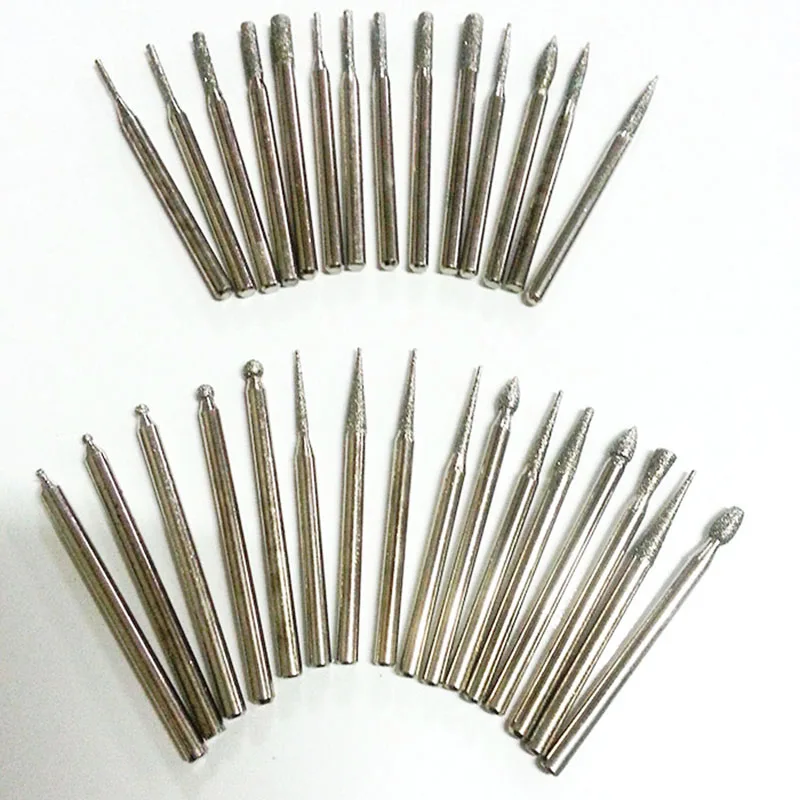 30pcs  burs dremel mini drill accessories drill brush set Pneumatic power tools  - £137.55 GBP