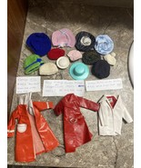 Vintage 1950’s-1980’s Barbie, Skipper, Midge, &amp; Ken Clothing Hat Lot - $49.99