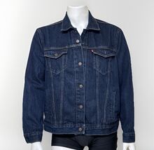 Levis Type III Trucker Jacket Mens XL Dark Wash Blue Denim - $38.38