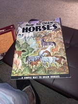 How to Draw Horses by Walter Foster  1950s Vintage Art Book - $8.38
