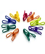 16 Pack 2&quot; Chip Clips PVC-Coated Steel for Food Clothes Paper - £10.24 GBP