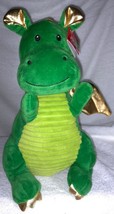 Green Dragon with Gold Wings 11&quot; Plush NWT - £10.80 GBP
