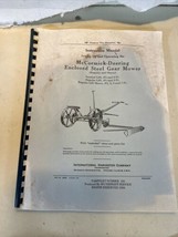 McCormick-Deering Enclosed Steel Gear Mower Owner&#39;s Manual Repair Parts - £9.34 GBP