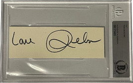 Rebe McEntire signed 1.75x5 Cut Signature w/ Love- BAS/Beckett Encapsulated (Cou - £71.88 GBP