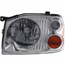Headlight For 2001-04 Nissan Frontier XE Driver Side Halogen Chrome Hous... - $93.56