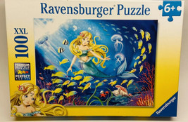 Ravensburger Jigsaw PUZZLE Mermaid and Fish 19&quot; X 14&quot; Complete 100 PC - £8.32 GBP