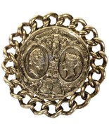 Louis Philippe Commemorative Metal Brass Pin Visit King France to Victor... - £47.18 GBP