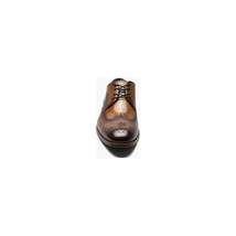 Stacy Adams Brayden Wingtip Oxford Shoes Smooth Leather Tan 25635-240 image 6