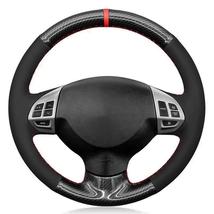 Steering Wheel Cover For Mitsubishi Lancer X 07-15 10 200 Outlander 06-13 ASX - £31.59 GBP