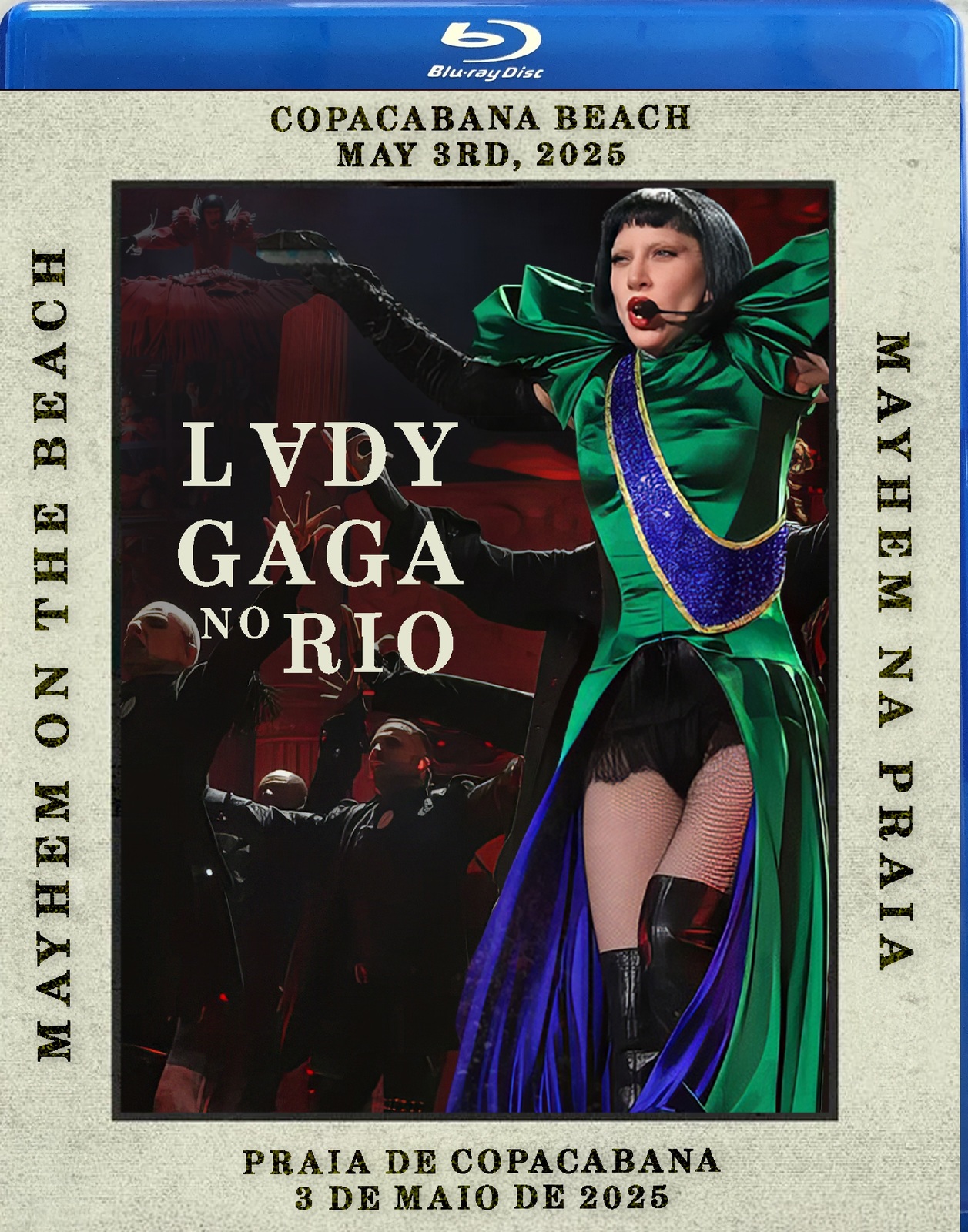 Lady Gaga Live in Copacabana 2025 - Brazil Mayhem On The Beach - Blu-ray... - $36.00