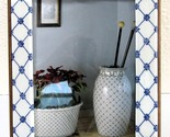 NEW Mangani Italy Blue and White Porcelain Frame Item 11742/1A 10.5 x 8.25 - $197.01