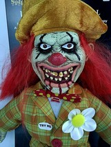 Spirit Halloween Uncle Charlie Doll Creepy Effects Talking Clown Sound Figure - £95.92 GBP