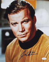 William Shatner Firmato 11x14 Star Trek Close Up Foto JSA ITP - £152.19 GBP