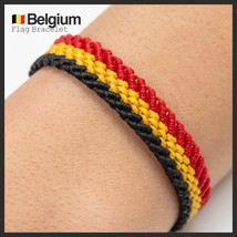 Belgium flag, Gift for Men, Belgian Friendship Bracelet, Waterproof, Adjustable. - $17.82+