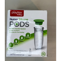 Playtex Baby Nurser 6 Reusable Silicone Pod Set 2 breast Pump Adapters 3... - $23.74