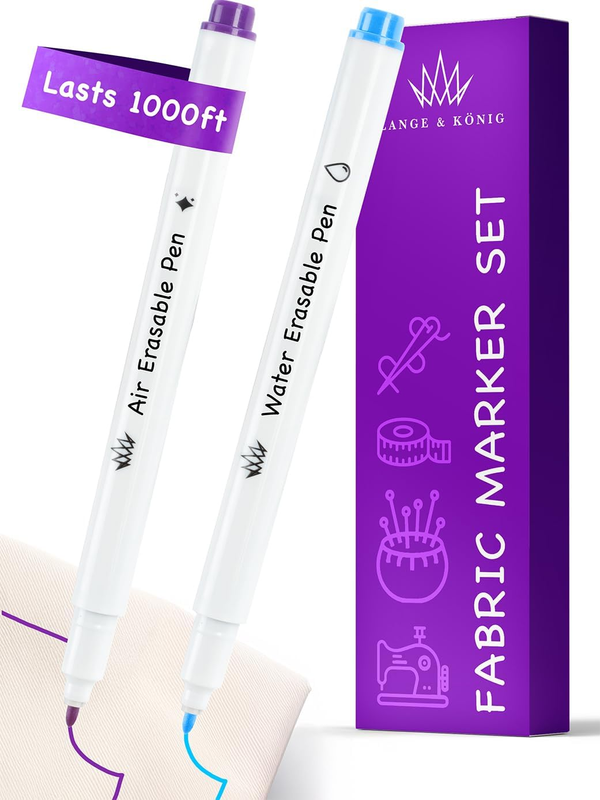 Lange & König Air & Water Erasable Fabric Markers for Sewing Products - Sewing S Item image 11