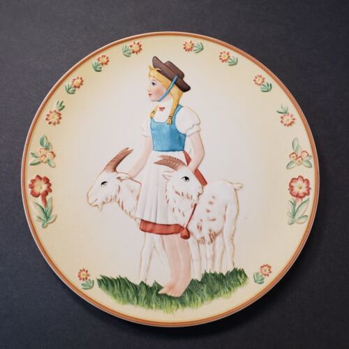 The Hamilton Collection Heidi 7.75" Embossed Porcelain Decorative Plate - $15.27
